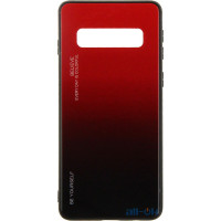 Чохол-накладка TOTO Gradient Glass Case Samsung Galaxy S10 Red
