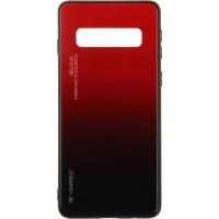 Чохол-накладка TOTO Gradient Glass Case Samsung Galaxy S10 Red