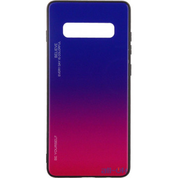 Чохол-накладка TOTO Gradient Glass Case Samsung Galaxy S10 Plus Lilac