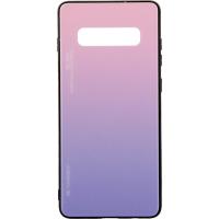 Чохол-накладка TOTO Gradient Glass Case Samsung Galaxy S10 Plus Pink