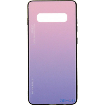 Чохол-накладка TOTO Gradient Glass Case Samsung Galaxy S10 Plus Pink