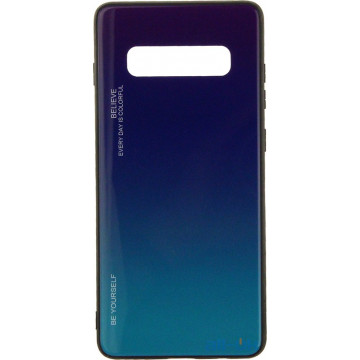 Чохол-накладка TOTO Gradient Glass Case Samsung Galaxy S10 Plus Purple