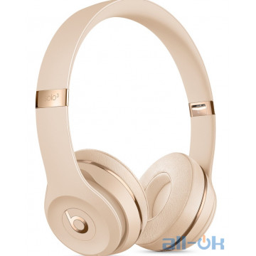 Навушники з мікрофоном Beats by Dr. Dre Solo3 Wireless On-Ear Satin Gold (MUH42)
