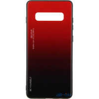 Чохол-накладка TOTO Gradient Glass Case Samsung Galaxy S10 Plus Red