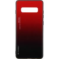 Чохол-накладка TOTO Gradient Glass Case Samsung Galaxy S10 Plus Red