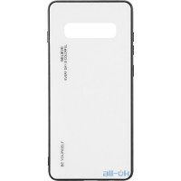 Чохол-накладка TOTO Gradient Glass Case Samsung Galaxy S10 Plus White