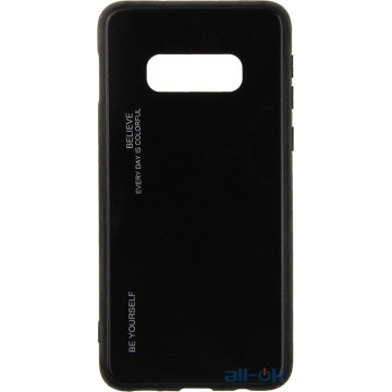 Чохол-накладка TOTO Gradient Glass Case Samsung Galaxy S10e Black