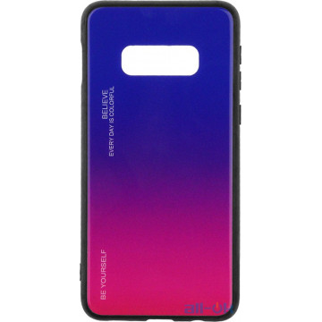 Чохол-накладка TOTO Gradient Glass Case Samsung Galaxy S10e Lilac
