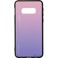 Чохол-накладка TOTO Gradient Glass Case Samsung Galaxy S10e Pink