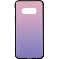 Чохол-накладка TOTO Gradient Glass Case Samsung Galaxy S10e Pink