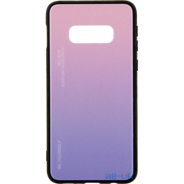 Чохол-накладка TOTO Gradient Glass Case Samsung Galaxy S10e Pink