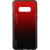 Чохол-накладка TOTO Gradient Glass Case Samsung Galaxy S10e Red