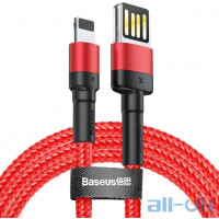 Кабель Baseus Cafule Cable USB for Lightning Special Edition 2.4A 1M Red (CALKLF-G09)