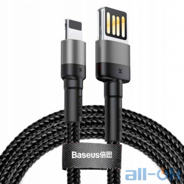 Кабель Baseus Cafule Cable USB for Lightning Special Edition 2.4A 1M Black (CALKLF-GG1)