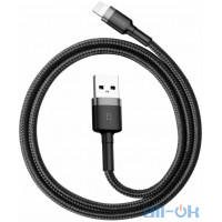 Кабель Lightning Baseus Cafule Cable USB для iP 2A 3m Gray+Black (CALKLF-RG1)