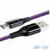 Кабель USB Type-C Baseus C-shaped Light Intelligent power-off Cable USB For Type-C 3A 1M Purple (CATCD-05) — інтернет магазин All-Ok. фото 2