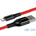 Кабель Lightning Baseus C-shaped Light Intelligent Power-Off Cable Red (CALCD-09) — інтернет магазин All-Ok. фото 2