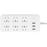 Мережевий фільтр-подовжувач Xiaomi MiJia Power Strip (6 розеток + 3 USB-port) White CXB6-1QM