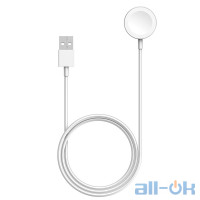Бездротовий зарядний пристрій  для смарт- годинників Apple Watch Magnetic Charging Cable (1m) (MX2E2)