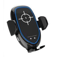 Автомобільний тримач для смартфона WUW W20 Qi 10W WUW-W20 Black Blue