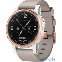 Смарт-годинник Garmin D2 Delta S Aviator Watch with Beige Leather Band (010-01987-30)