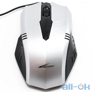 Миша USB A111 Silver