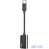 Кабель-перехідник Baseus L40 Type-C to 3.5mm + Type-C Black (CATL40-01)