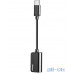 Кабель-перехідник Baseus L40 Type-C to 3.5mm + Type-C Black (CATL40-01) — інтернет магазин All-Ok. фото 4