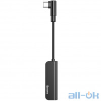 Кабель-перехідник Baseus L53 Type-C Male to 3.5mm+Type-C Female