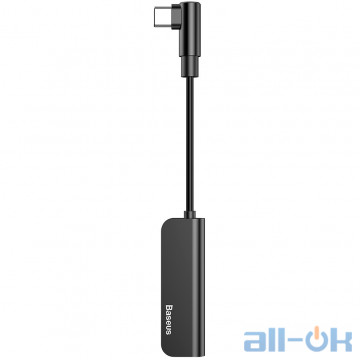 Кабель-перехідник Baseus L53 Type-C Male to 3.5mm+Type-C Female