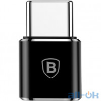 Перехідник Baseus Micro Female To Type-C Male Adapter Converter Black (CAMOTG-01)