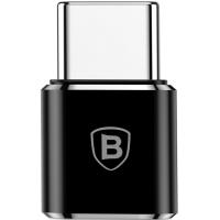 Перехідник Baseus Micro Female To Type-C Male Adapter Converter Black (CAMOTG-01)