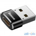Перехідник Baseus USB Male To Type-C Female Adapter Converter Black (CAAOTG-01) — інтернет магазин All-Ok. фото 2