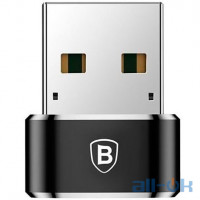 Перехідник Baseus USB Male To Type-C Female Adapter Converter Black (CAAOTG-01)