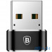 Перехідник Baseus USB Male To Type-C Female Adapter Converter Black (CAAOTG-01) — інтернет магазин All-Ok. фото 1