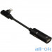 Кабель-переходник Hoco LS18 Dual Lightning audio converter Lightning-Lightning Black — интернет магазин All-Ok. Фото 1