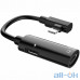 Кабель-переходник Hoco LS18 Dual Lightning audio converter Lightning-Lightning Black — интернет магазин All-Ok. Фото 2