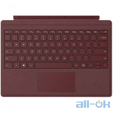 Чохол-клавіатура для планшета Microsoft Surface Pro Signature Type Cover Burgundy (FFP-00055)