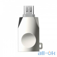 Перехідник Hoco USB OTG microUSB UA10