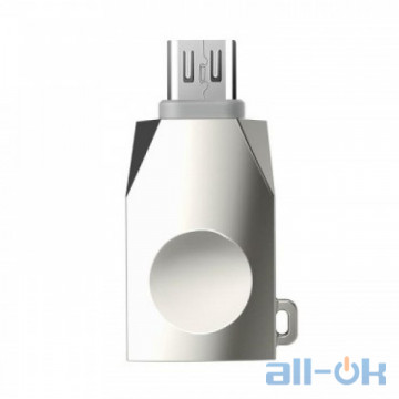 Переходник Hoco USB OTG microUSB UA10