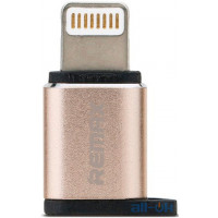 Перехідник Remax RA-USB2 iPhone 6 - microUSB Gold