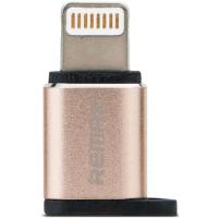 Перехідник Remax RA-USB2 iPhone 6 - microUSB Gold