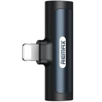Перехідник REMAX RL-LA03 Lightning Male to 3.5mm+Lightning Female Black