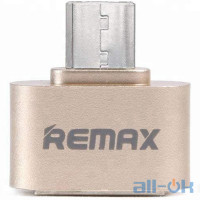 Перехідник USB REMAX RA-OTG USB to microUSB gold