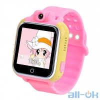 Дитячий розумний годинник SmartWatch TD-07 (Q200) GPS-Tracking 3G Pink