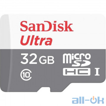 Карта пам'яті SanDisk 32 GB microSDHC UHS-I Ultra SDSQUNS-032G-GN3MN
