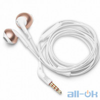 Навушники з мікрофоном JBL T205 Rose Gold