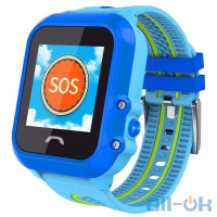Дитячий розумний годинник UWatch DF27 Kid waterproof smart watch Blue