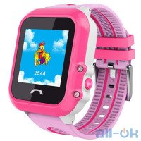 Дитячий розумний годинник UWatch DF27 Kid waterproof smart watch Pink