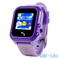 Дитячий розумний годинник UWatch DF27 Kid waterproof smart watch Purple